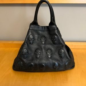 Iopelle Italia Skull Tote